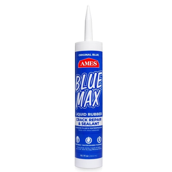 Ames Research Laboratories Ames Blue Max Liquid Rubber Waterproofer Sealant and Filler - Blue BMX10TUBEBE - main